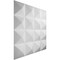 Ekena Millwork Cornelia EnduraWall Decorative 3D Wall Panel, White, 19 5/8"W x 19 5/8"H WP20X20CNWH - alternate 3